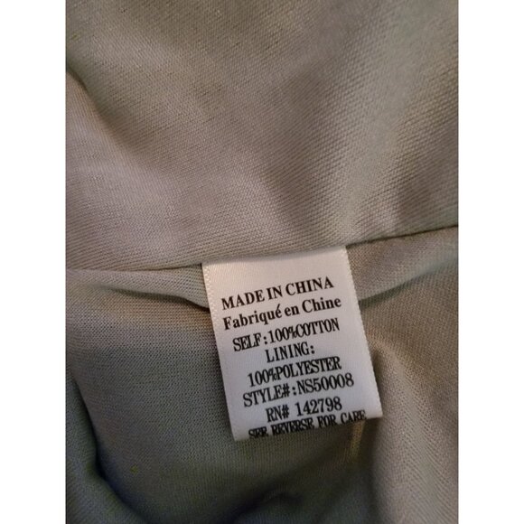 Button-Front Tiered Mini Skirt S By New In Cotton & Polyester Blend Made In Chin - Picture 5 of 5